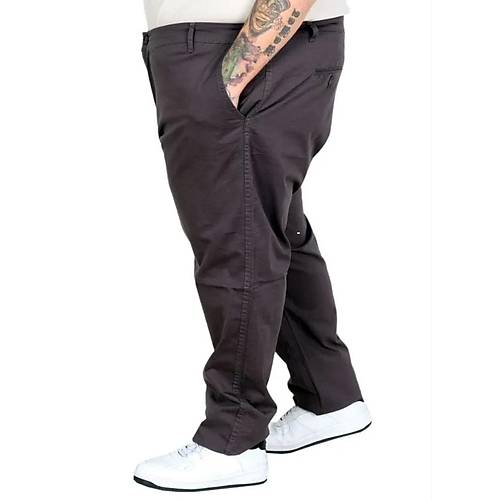 B�y�k Beden Erkek Keten Milano Chino Pantolon 20850 ANTRASIT