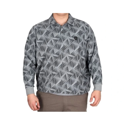 B�y�k Beden Erkek Sweat Desenli 24440 Grimelanj