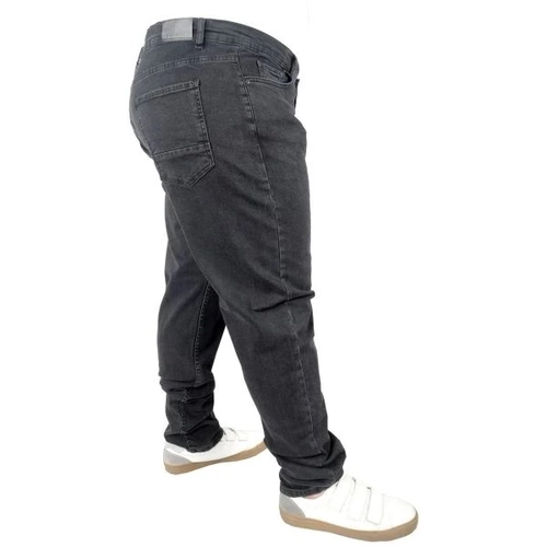 B�y�k Beden Erkek Pantolon Kot Black 21920 F�me