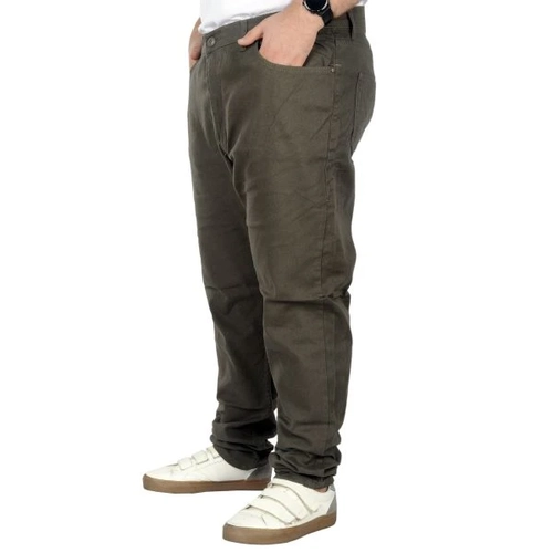 B�y�k Beden Erkek Gabardin Pantolon 5 Cep Do�a Classic 22920 Haki