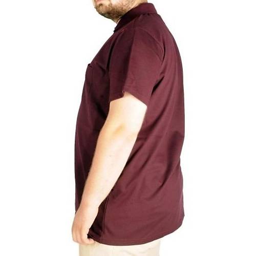 B�y�k Beden Erkek T-Shirt  Polo Yaka Cepli Klasik 20550 M�rd�m