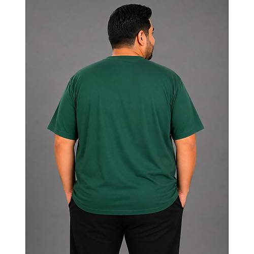 B�y�k Beden Basic Tshirt 20031 Nefti