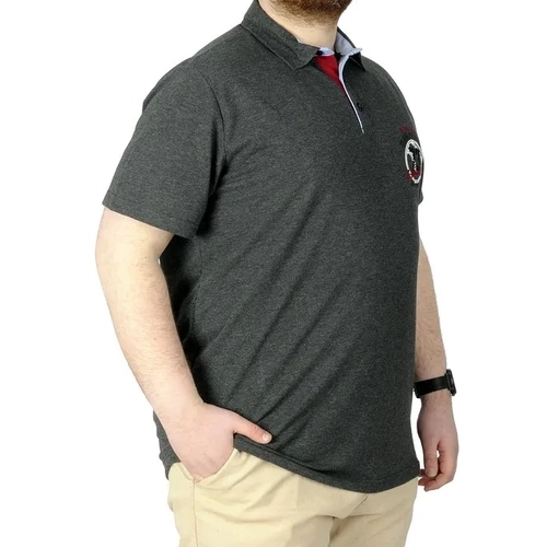 B�y�k Beden T-Shirt Polo 73 22332 Antrasit
