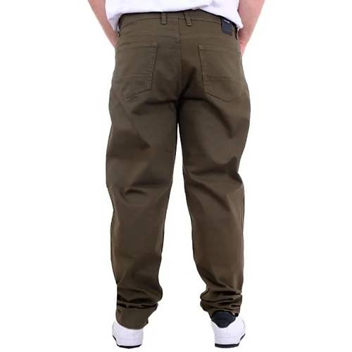 B�y�k Beden Erkek Gabardin Pantolon 5 Cep Do�a Classic 22920 Haki