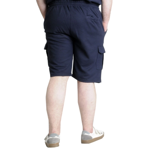 Mode XL B�y�k Beden Erkek �ort Kargo Cep WAFFLE 23500  Lacivert