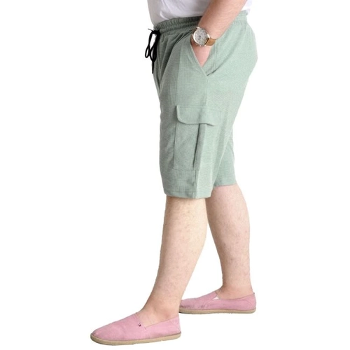 B�y�k Beden Erkek �ort Kargo Cep WAFFLE 23500 �a�la Ye�ili