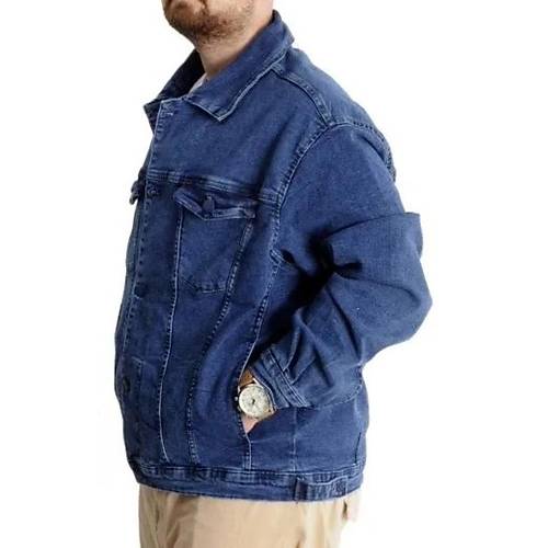 B�y�k Beden Erkek Kot Mont Paris Star 22800 A��k Mavi