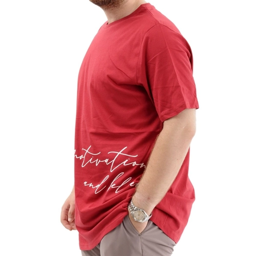  B�Y�K BEDEN TSHIRT BIS YAKA BELIEF 24085 BORDO