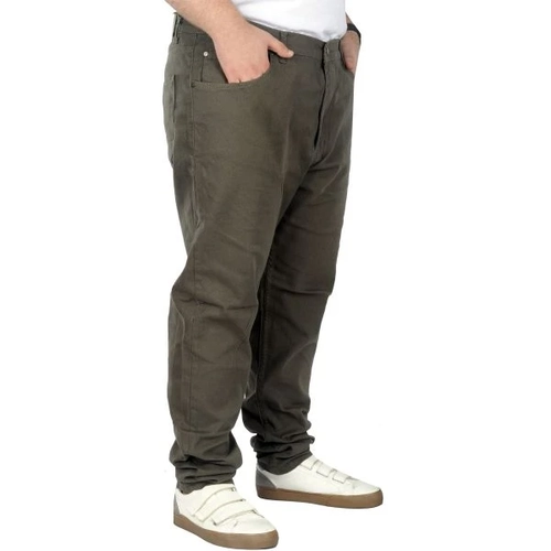 B�y�k Beden Erkek Gabardin Pantolon 5 Cep Do�a Classic 22920 Haki