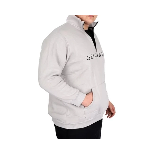 B�y�k Beden Erkek Sweat Dik Yaka Or�g�nals 24543 Grimelanj