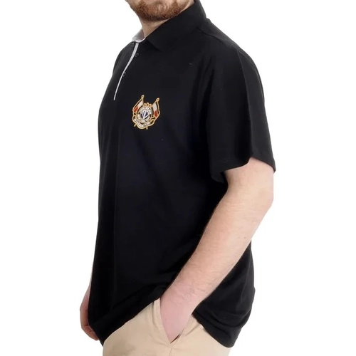 B�y�k Beden Erkek T-shirt Polo CHOOSE YOUR MODE 23321 Siyah