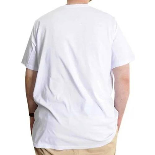 B�y�k Beden Erkek T-shirt Basic 20031 Beyaz
