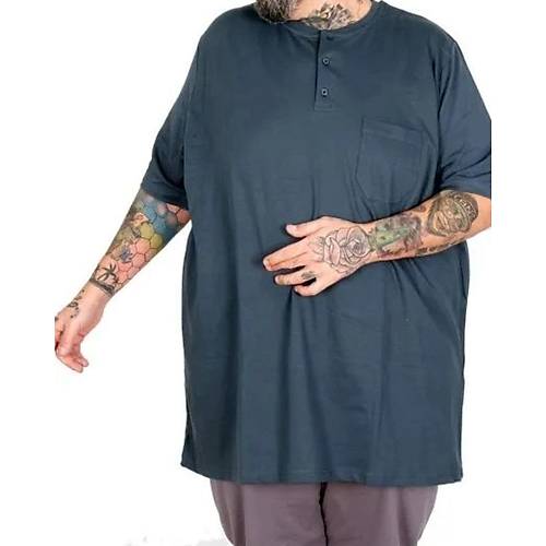 B�y�k Beden Erkek Armut Tshirt  26210 PETROL YE��L�