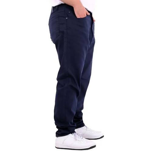 B�y�k Beden Erkek Gabardin Pantolon 5 Cep Do�a Classic 22920 Lacivert