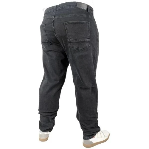 B�y�k Beden Erkek Pantolon Kot Black 21920 F�me