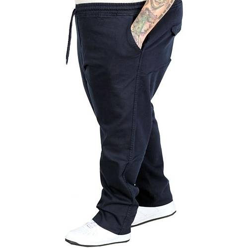 B�y�k Beden Erkek Gabardin D�z Pa�a Jogger EVEREST 21929  Lacivert