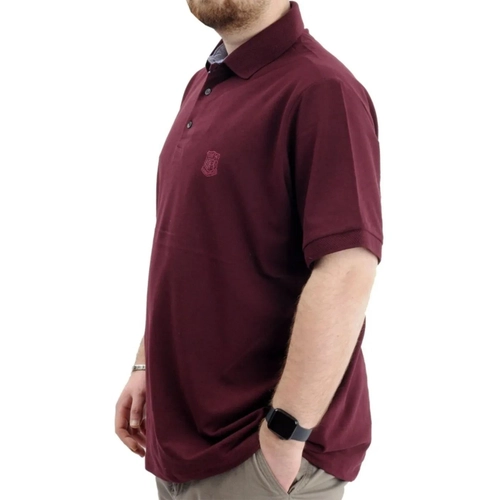 Battal Beden Erkek Tshirt Polo Yaka Nak��l� Klasik Pike 20553 M�rd�m