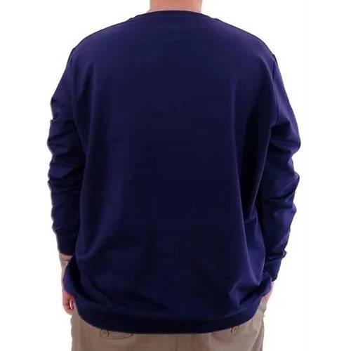 B�y�k Beden Erkek Sweat B�s Yaka U24174 �ndigo