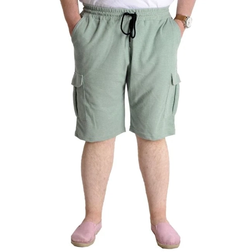 B�y�k Beden Erkek �ort Kargo Cep WAFFLE 23500 �a�la Ye�ili