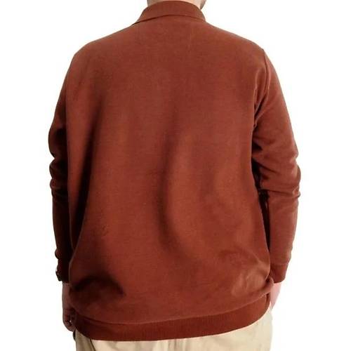 B�y�k Beden Erkek Sweat Polo Selanik Basic 20441 Tar��n