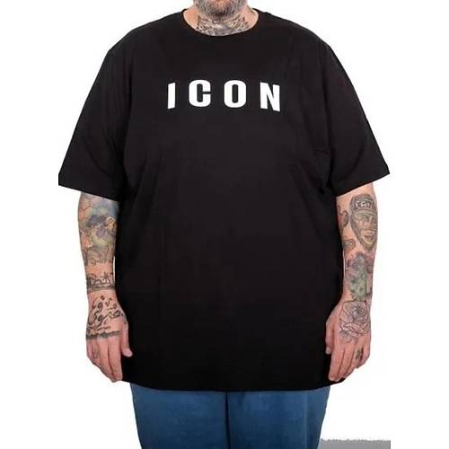 B�y�k Beden T-Sh�rt Icon 26107 SIYAH
