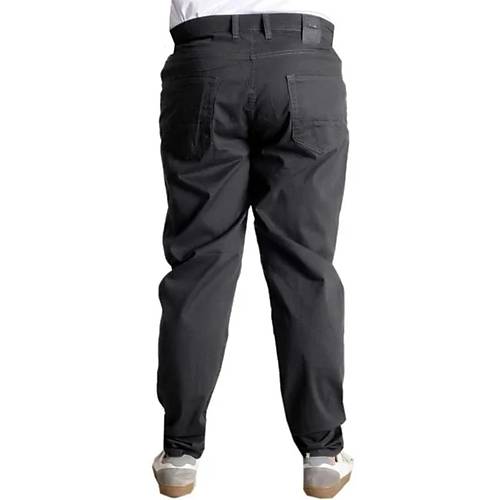 B�y�k Beden Pantolon Keten 5Cep Milano Classic 20902 Antrasit