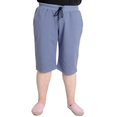 B�y�k Beden Erkek Kapri Straight Basic 20500 Mavi