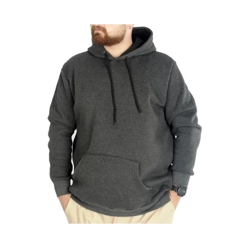 Erkek Sweat Kap�on Kangoroo Pocket Basic 20562 Antramelanj