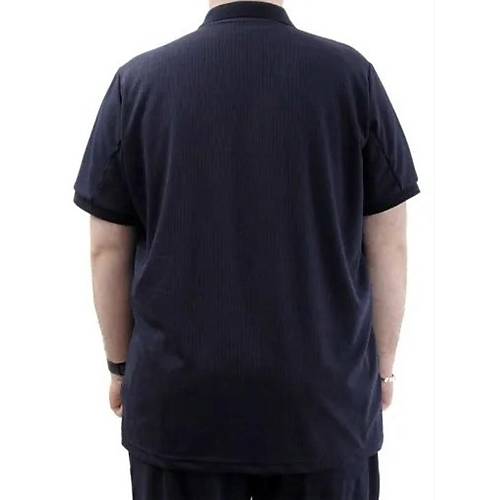 B�y�k Beden Erkek Ti��rt Polo Yaka JAKAR 24337 Lacivert