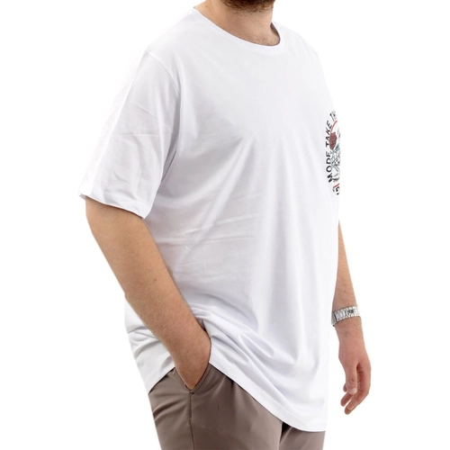  B�Y�K BEDEN T-SH�RT BIS YAKA CHANCE 24084 BEYAZ