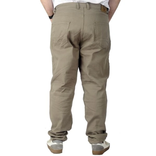 B�y�k Beden Erkek Gabardin Pantolon 5 Cep Do�a Classic 22920 Bej