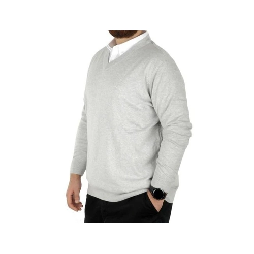 B�y�k Beden Kazak V Yaka 22206 Gri
