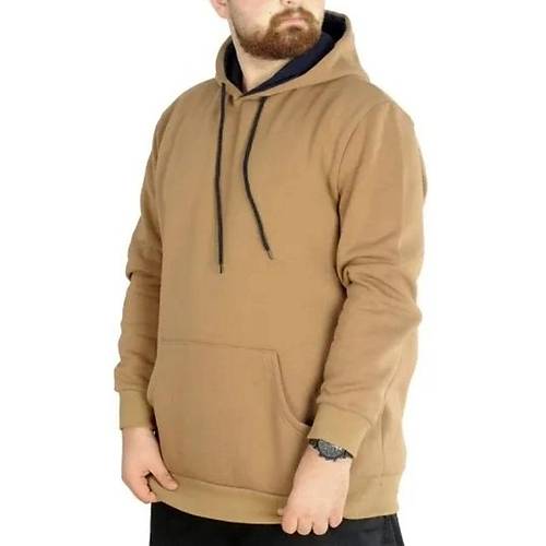 Erkek Sweatshirt Kap�onlu Pocket Basic  20562 S�tl�kahve
