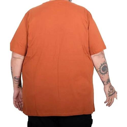 B�y�k Beden Erkek Basic Bisiklet Yaka T-Shirt 20031 TARCIN