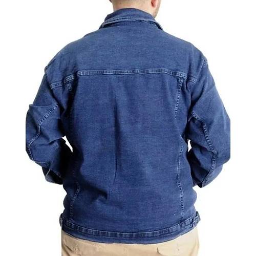 B�y�k Beden Erkek Kot Mont Paris Star 22800 A��k Mavi