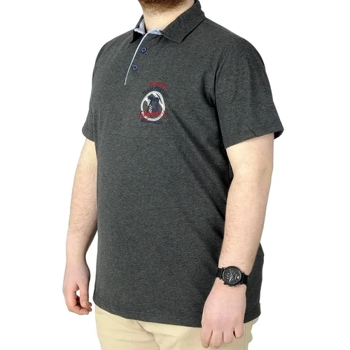 B�y�k Beden T-Shirt Polo 73 22332 Antrasit