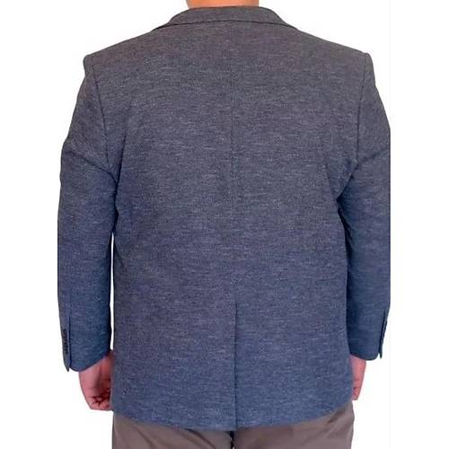 B�y�k Beden Erkek Klasik Blazer Ceket BRITANYA 23028 GRI