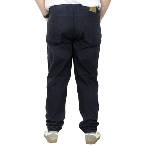 B�y�k Beden Erkek Gabardin Pantolon 5 Cep Do�a Classic 22920 Lacivert