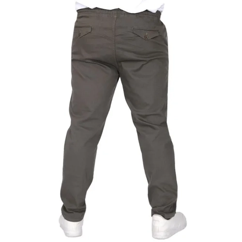 B�y�k Beden Erkek Pantolon Gabardin D�z Pa�a Jogger Everest 21929 Haki