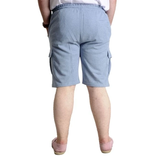 B�y�k Beden Erkek �ort Kargo Cep WAFFLE 23500 Mavi