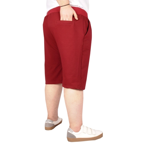 B�y�k Beden Erkek Kapri Straight Basic 20500 Bordo