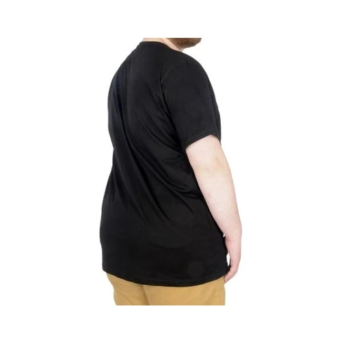 B�y�k Beden T-Shirt Bis Yaka Antisocial 22187 Siyah