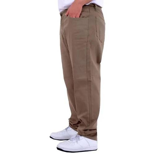B�y�k Beden Erkek Gabardin Pantolon 5 Cep Do�a Classic 22920 Bej