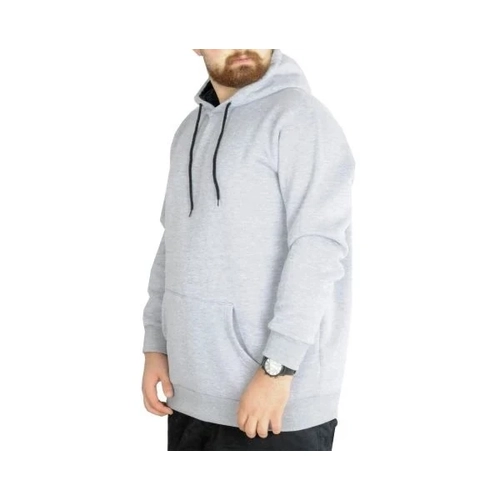 Erkek Sweatshirt Kap�onlu Pocket Basic  20562 Grimelanj