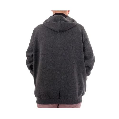 B�y�k Beden Erkek Sweat Zippered Basic 20543 Antramelanj