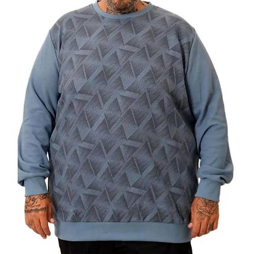 Erkek Bisiklet Sweatshirt Selanik 25819 Mavi