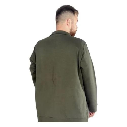 Buyuk Beden Erkek H�rka Fermuarl� Stell Dik Yaka 20571 Haki