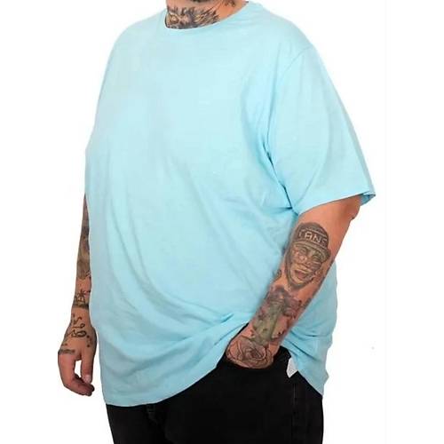 B�y�k Beden  Bisiklet Basic Tshirt 20031 turkuaz