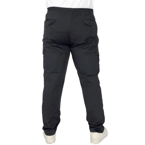 B�y�k Beden Pantolon Keten Kargo Jogger Milano 21912 Siyah