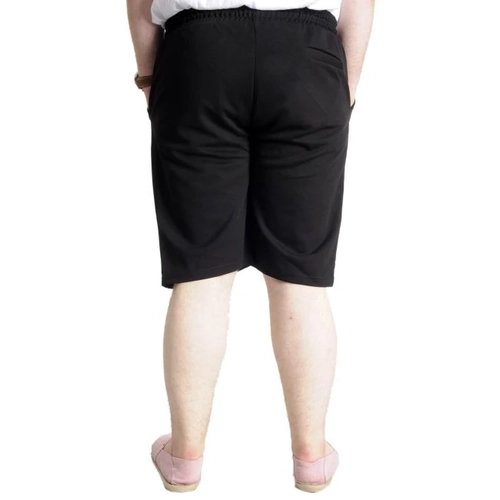 B�y�k Beden Erkek �ort INTERLOK 23515 Siyah